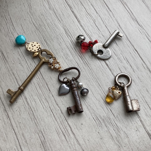 Skeleton keys with charms - Picture 3 of 5